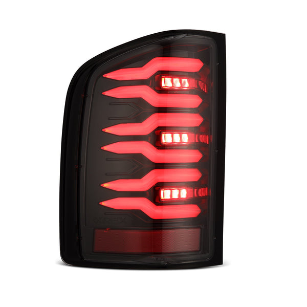 07-13 Chevy Silverado LUXX-Series LED Tail Lights Black - 0