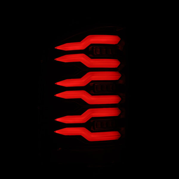 14-18 Chevrolet Silverado 1500 / 15-19 Silverado 2500HD/3500HD / 15-19 GMC Sierra 3500HD Dually LUXX-Series LED Tail Lights Black