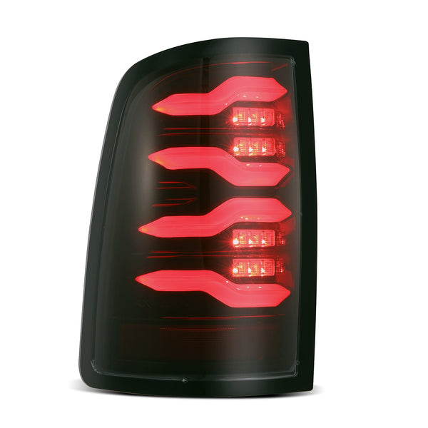 09-18 Ram Truck LUXX-Series LED Tail Lights Black-Red - 0