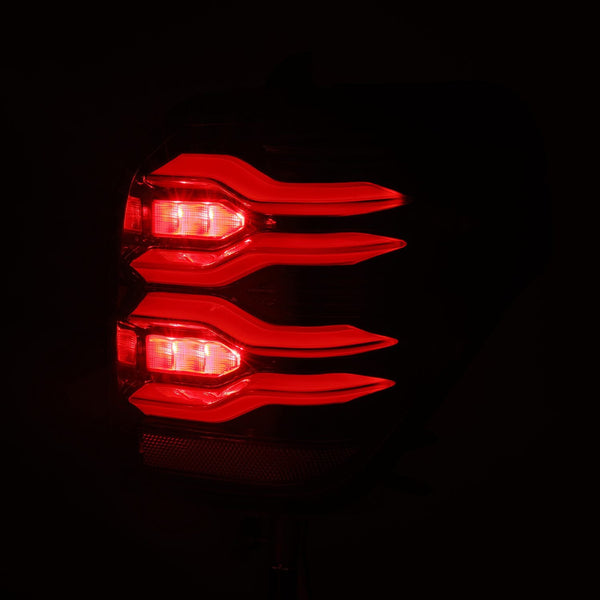 10-24 Toyota 4Runner LUXX-Series LED Tail Lights Black-Red