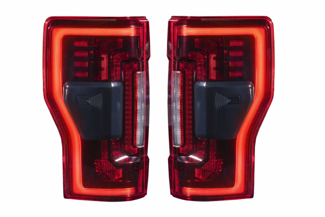 17-22 Ford Super Duty XB LED Tail Lights  (Red Lens )