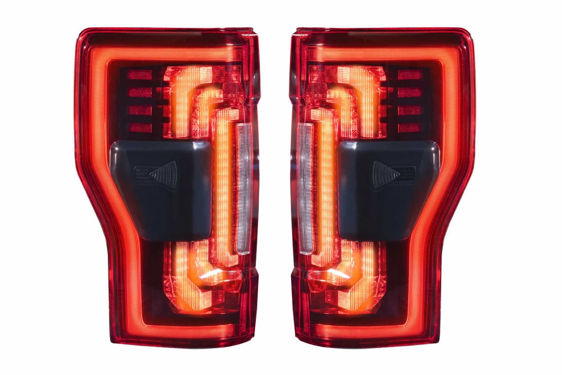 17-22 Ford Super Duty XB LED Tail Lights  (Red Lens )