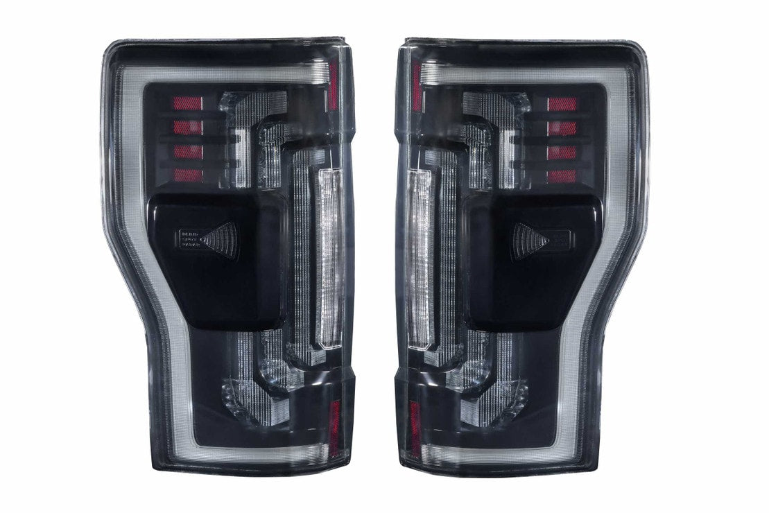 17-22 Ford Super Duty XB LED Tail Lights:  ( Smoked Lens / Set)