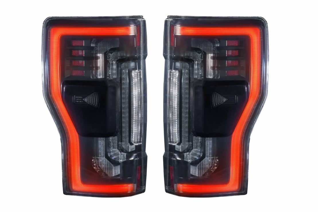 17-22 Ford Super Duty XB LED Tail Lights:  ( Smoked Lens / Set)