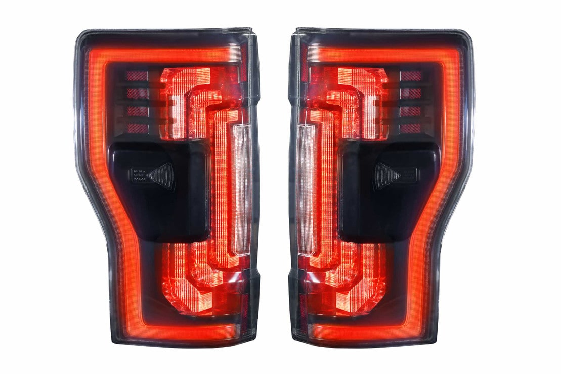 17-22 Ford Super Duty XB LED Tail Lights:  ( Smoked Lens / Set)