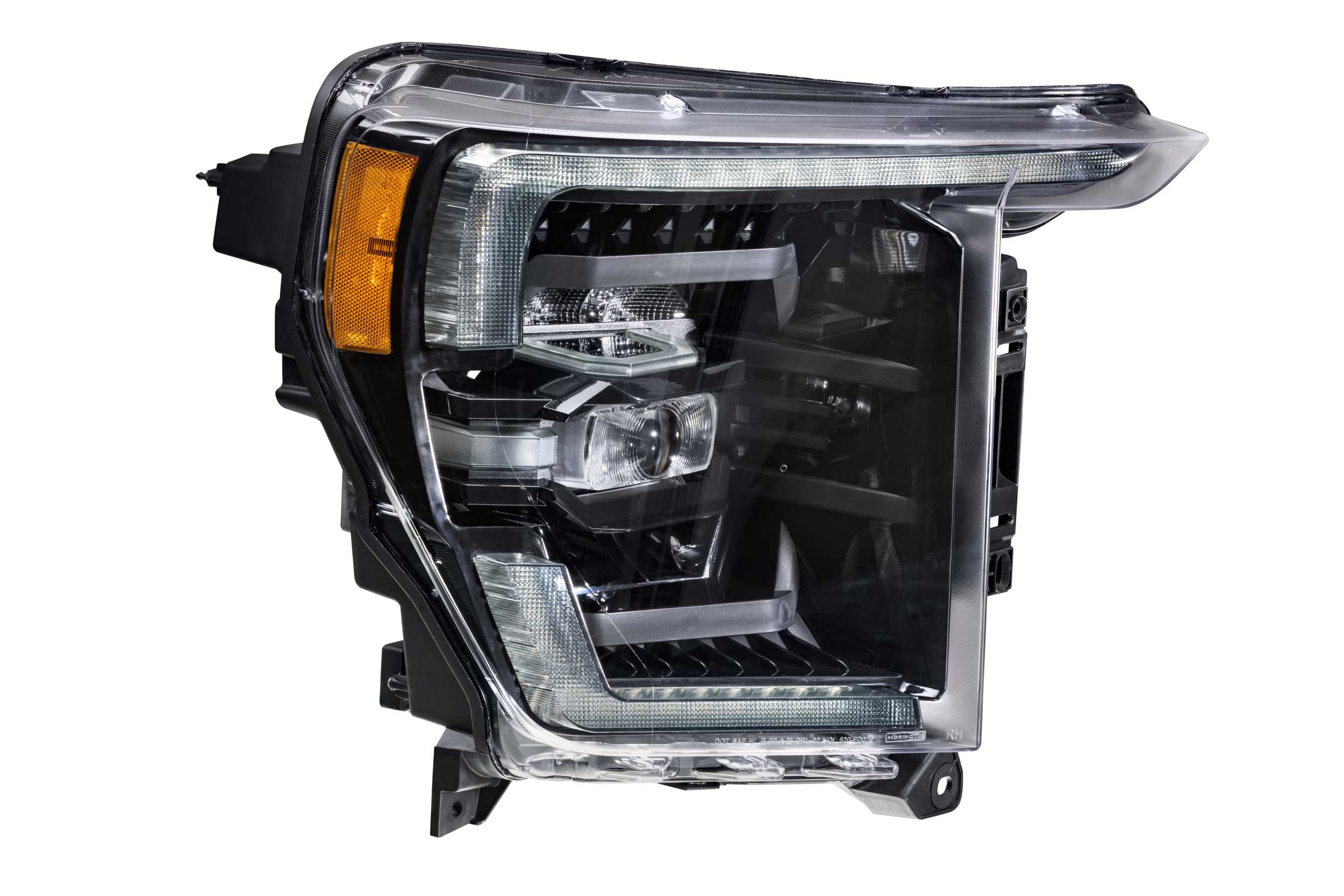 XB LED Headlights: Ford F-150 (21-23 / White DRL / Set) - 0