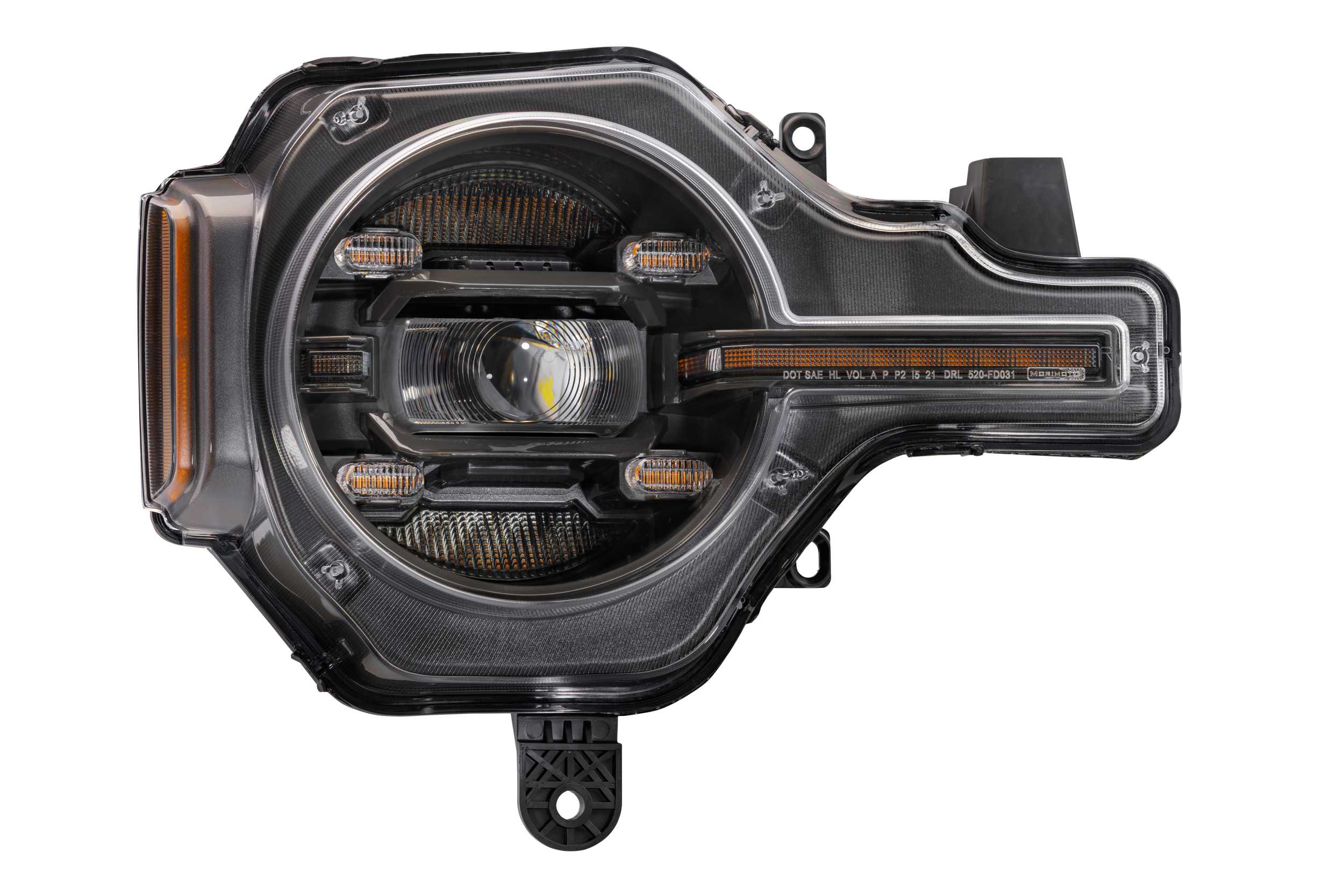 XB LED Headlights: Ford Bronco (21+ / Amber DRL / Set) - 0