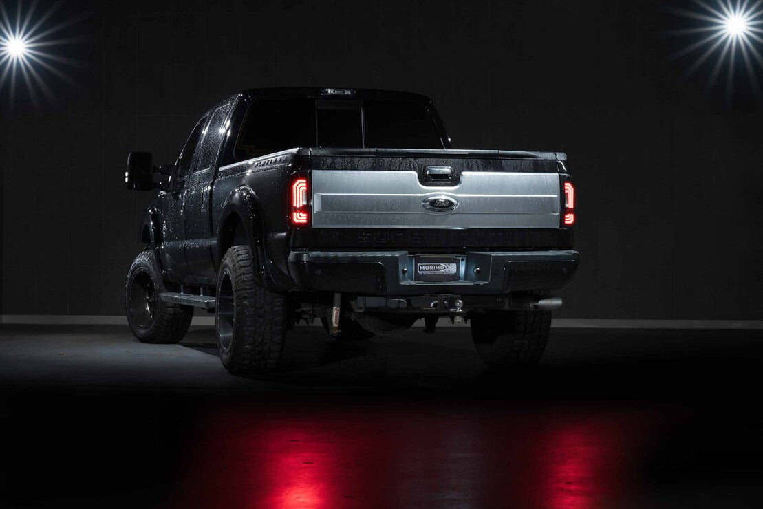 99-16 Ford Super Duty XB LED Tail Lights  (Smoked Lens) - 0