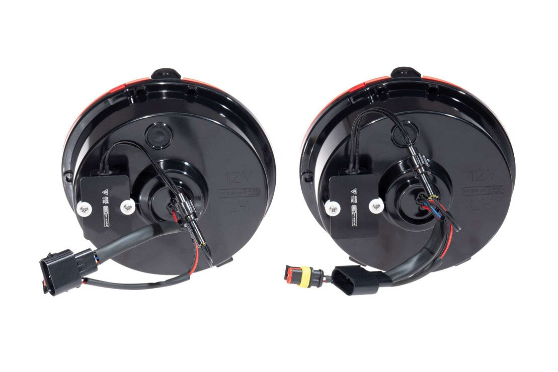 XB LED Tail Lights: Corvette C6 (05-13 / Red Lens / Set)