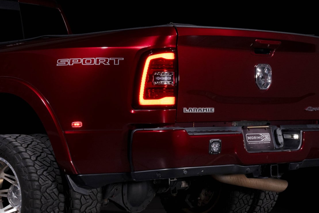 19+ Ram HD XB LED Tail Lights  ( Red Lens ) - 0