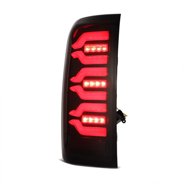 14-18 Chevrolet Silverado 1500 / 15-19 Silverado 2500HD/3500HD / 15-19 GMC Sierra 3500HD Dually LUXX-Series LED Tail Lights Black