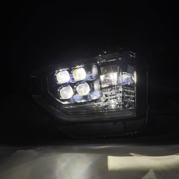 14-21 Toyota Tundra MK II NOVA-Series LED Projector Headlights Black - 0