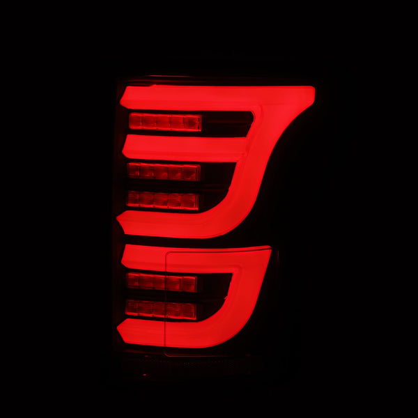 15-20 Ford F150 LUXX-Series LED Tail Lights Black Red