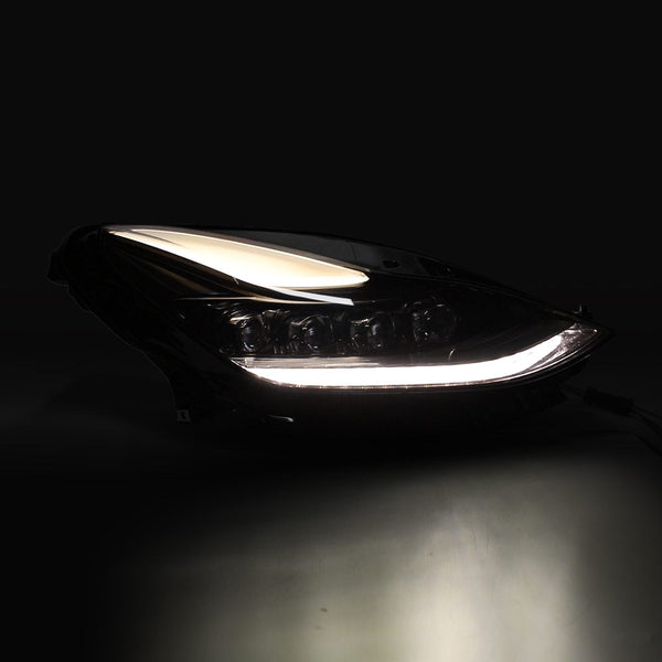 17-23 Tesla Model 3 / 20-24 Model Y NOVA-Series LED Projector Headlights Alpha-Black