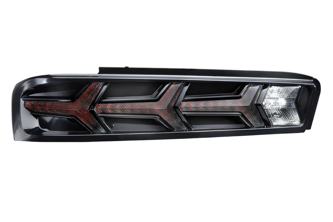 16-18 Chevrolet Camaro XB LED Tail Lights (Smoked Lens Lambo)