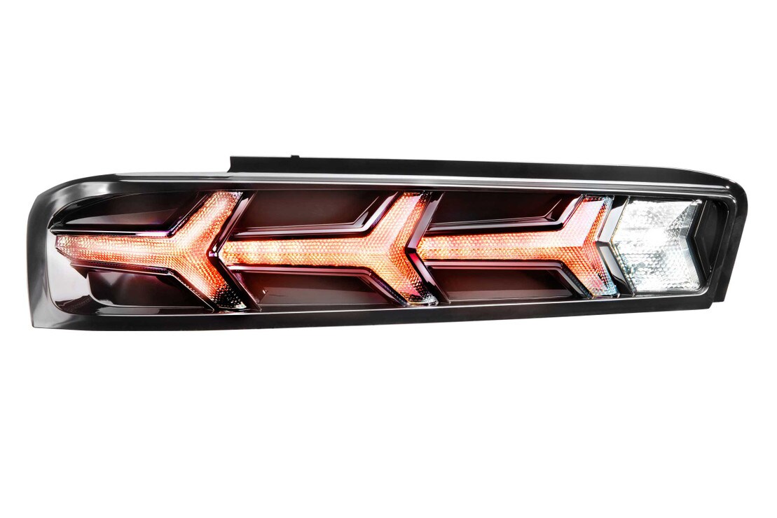 16-18 Chevrolet Camaro XB LED Tail Lights (Smoked Lens Lambo)
