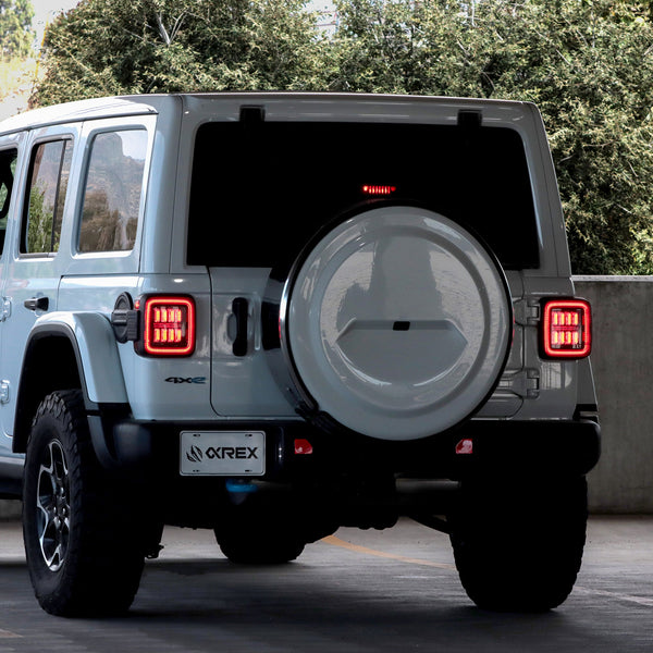 19-25 Jeep Gladiator JT NOVA-Series Prismatic LED Tail Lights Alpha-Black - 0