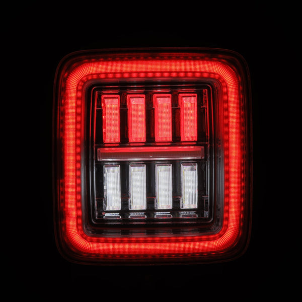 19-25 Jeep Gladiator JT NOVA-Series Prismatic LED Tail Lights Alpha-Black
