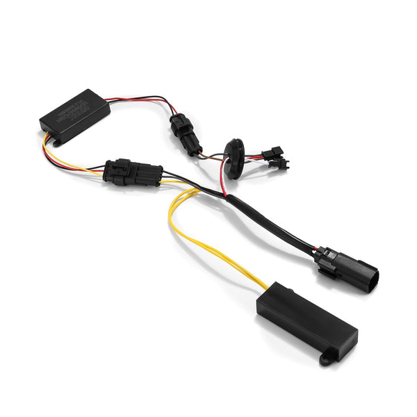 19-22 Ram 2500/3500 Stock Halogen Tail Lights To AlphaRex 09-18 Ram LUXX-Series Tail lights Converters - 0