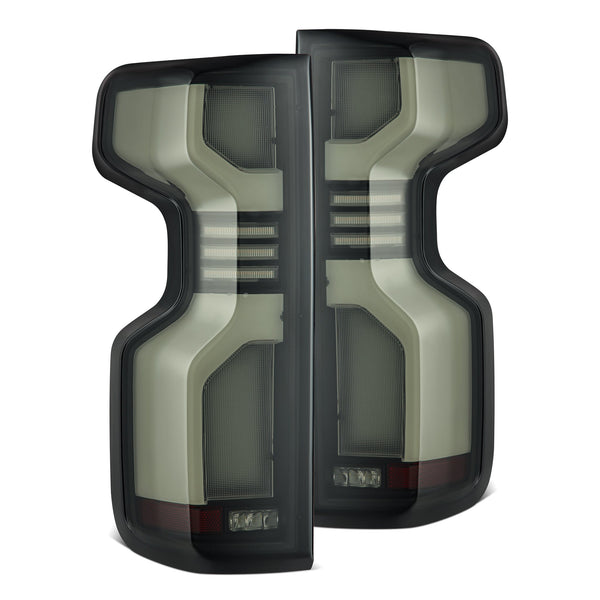 19-25 Chevrolet Silverado 1500 / 20-25 Silverado 2500HD/3500HD LUXX-Series LED Tail Lights Black
