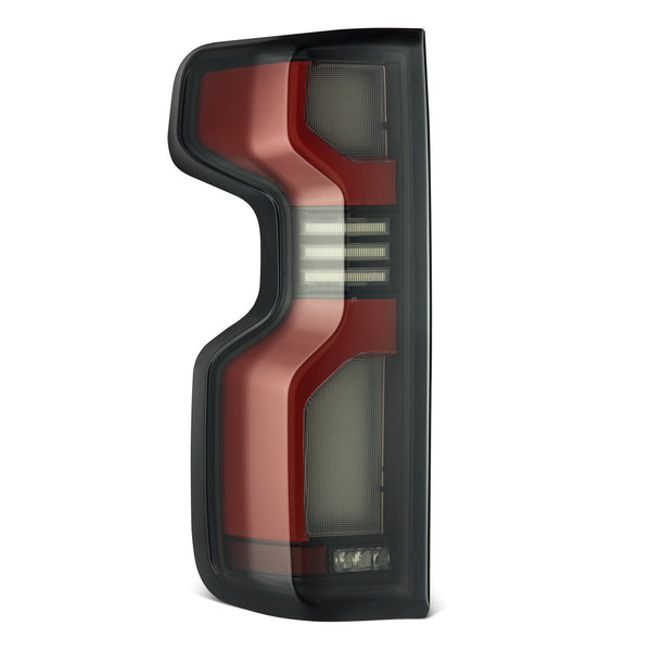 19-25 Chevrolet Silverado 1500 / 20-25 Silverado 2500HD/3500HD LUXX-Series LED Tail Lights Black Red