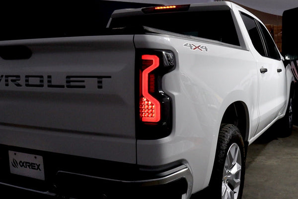 19-25 Chevrolet Silverado 1500 / 20-25 Silverado 2500HD/3500HD PRO-Series LED Tail Lights Jet Black - 0