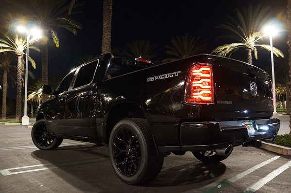 19-24 Ram 1500 LUXX-Series LED Tail Lights Alpha-Black - 0