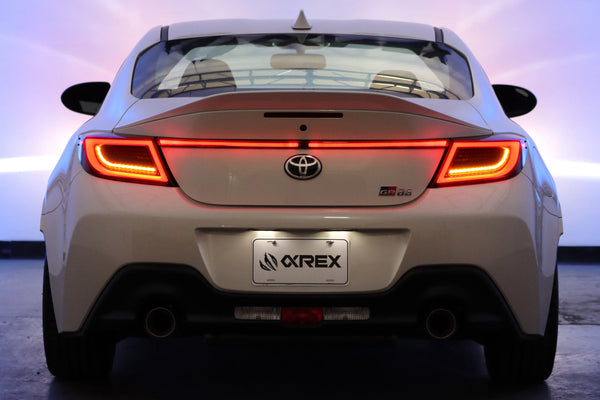 21-25 Toyota GR86/Subaru BRZ LUXX-Series LED Tail Lights Alpha-Black - 0