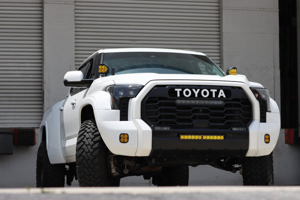 22-25 Toyota Tundra/Sequoia LUXX-Series LED Projector Headlights Black - 0