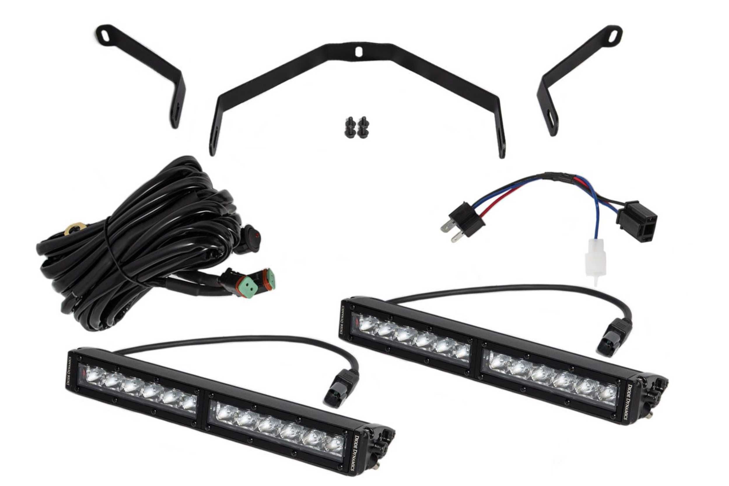 14-12 Toyota Tundra Stealth Light Bar Kit (SS12 Bar / Amber / Driving Beam)