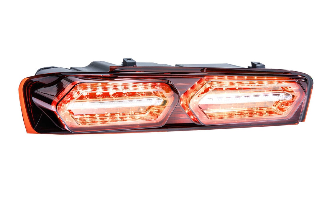 16-18 Chevrolet Camaro XB LED Tail Lights  (Red Lens Facelift)
