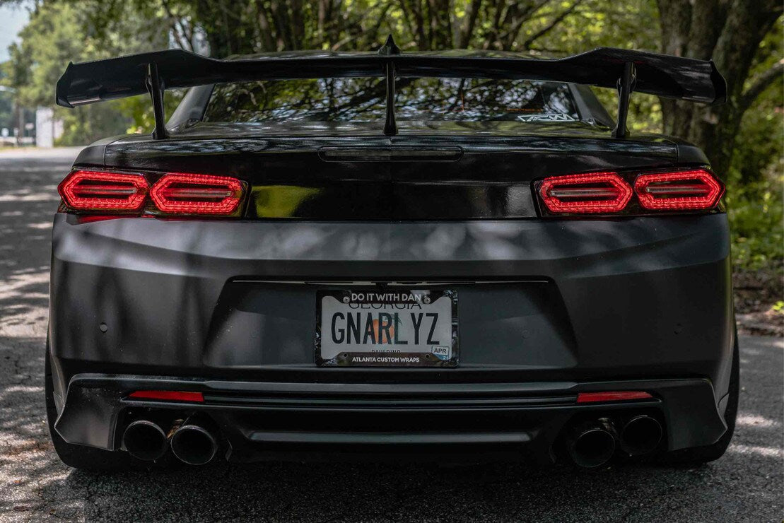 16-18 Chevrolet Camaro XB LED Tail Lights  (Red Lens Facelift) - 0