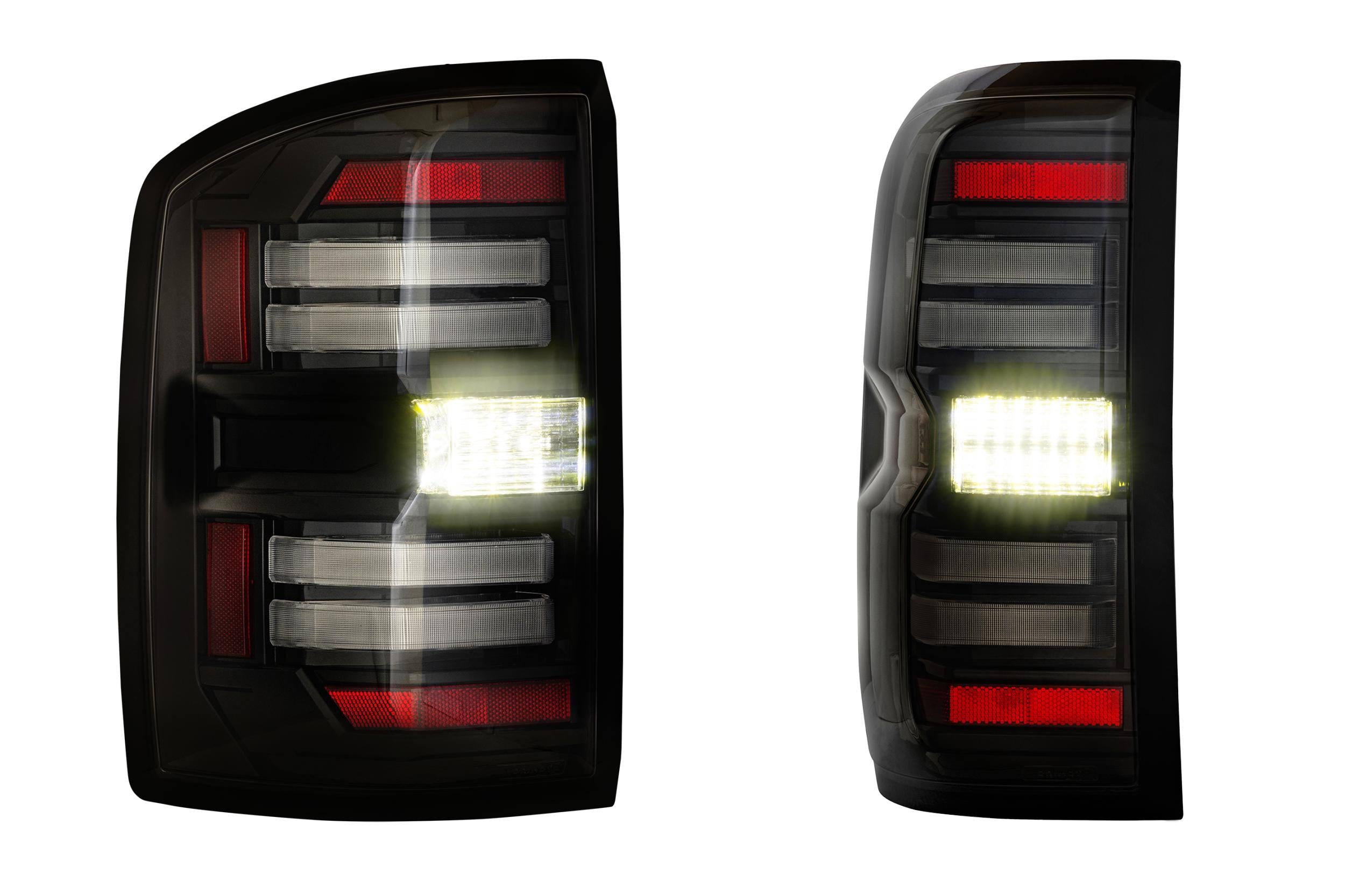 XB LED Tail Lights: GMC Sierra (14-18 / Smoked Lens / Set) - 0