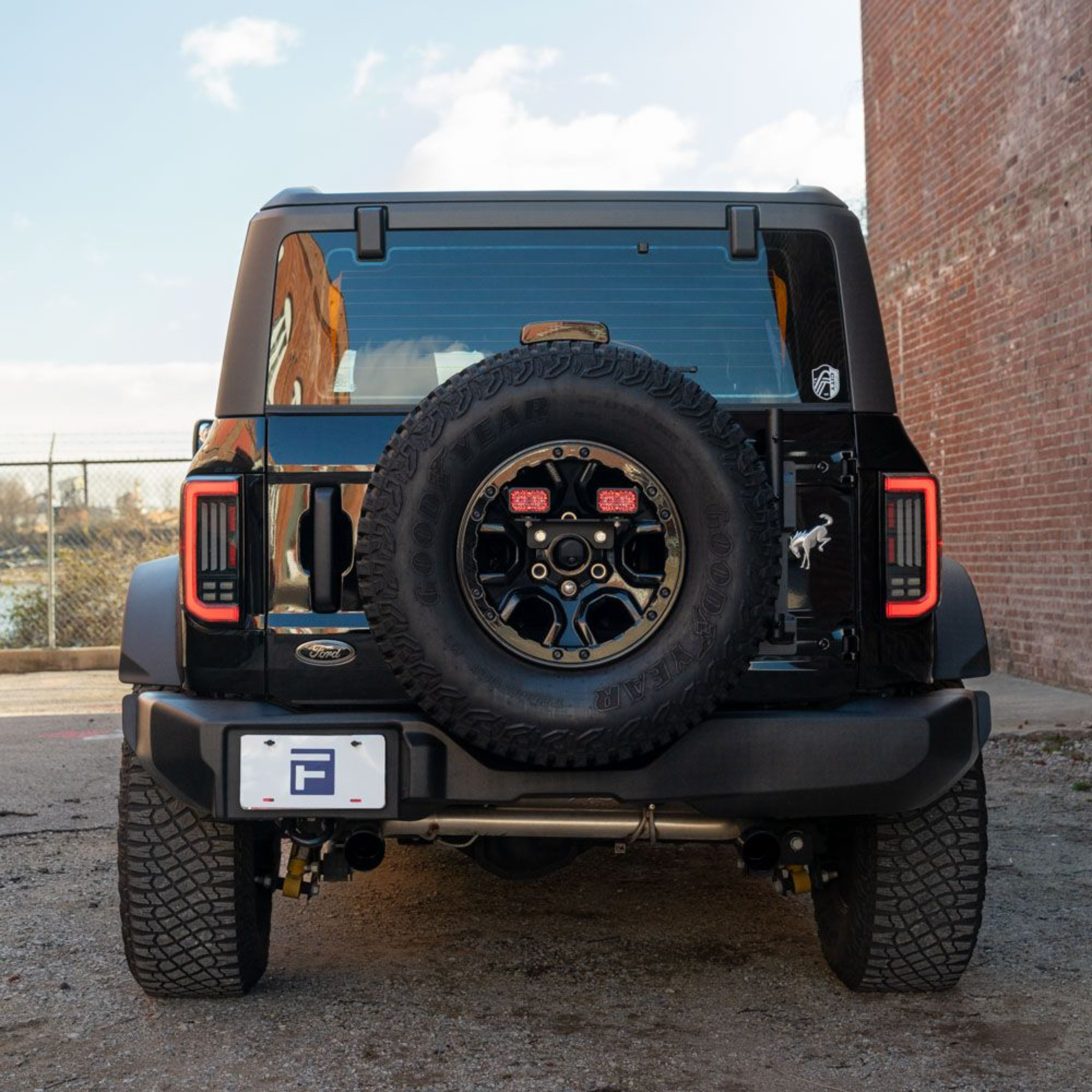 21-25 Bronco LED Tail Lights RED