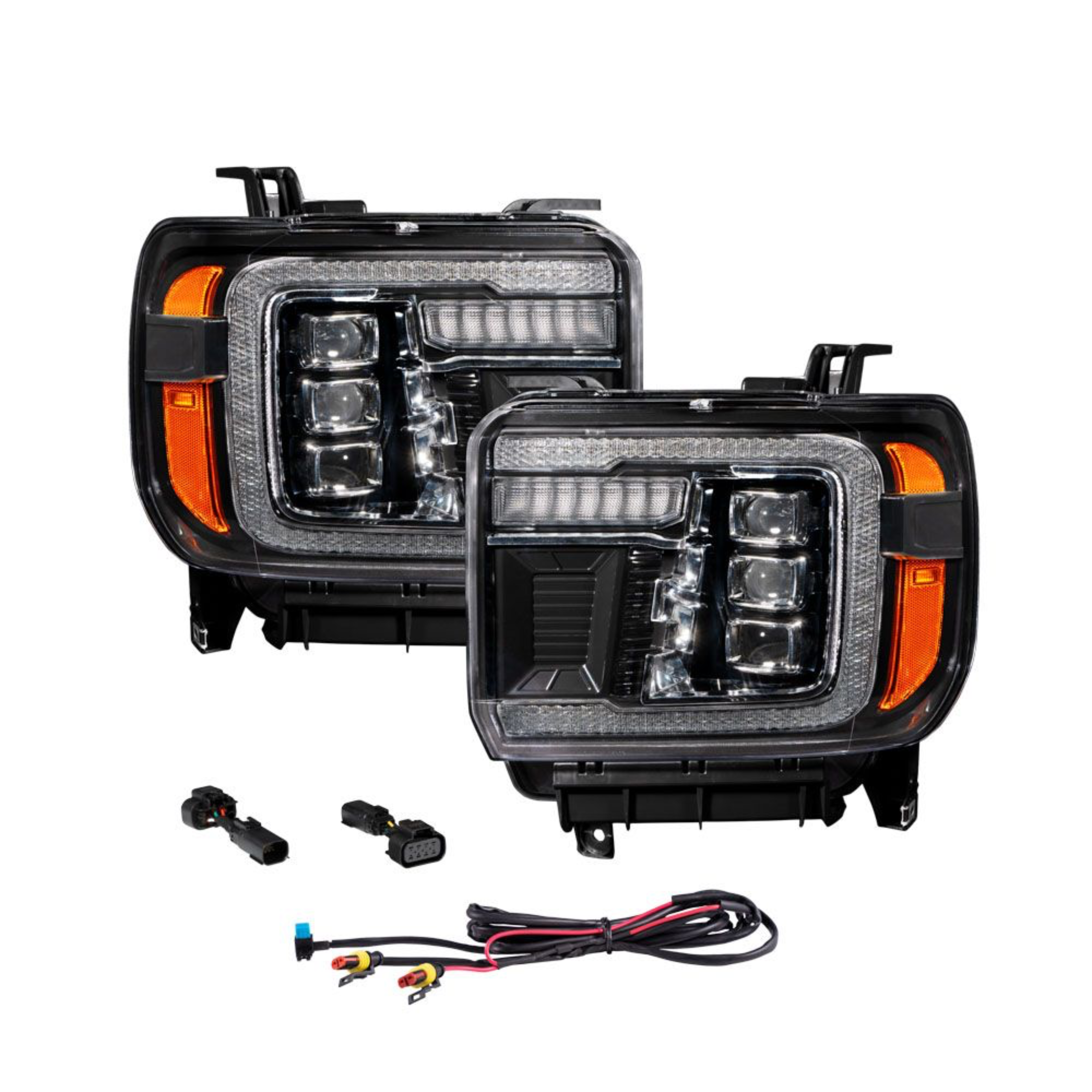 2014-2018 GMC Sierra 1500 LED Projector Headlights