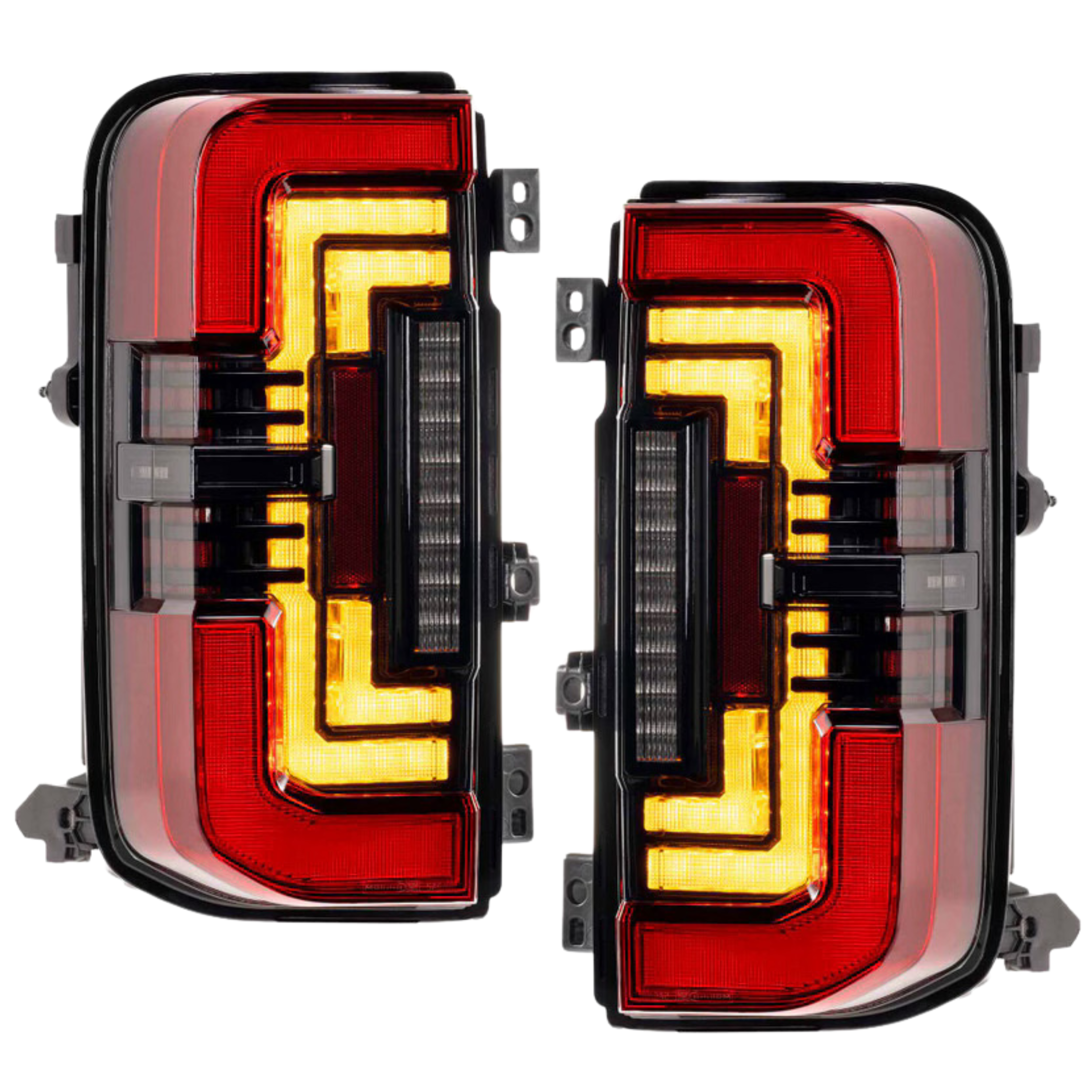 FORD BRONCO (2021+) MORIMOTO XB LED LOW PROFILE TAIL LIGHTS RED