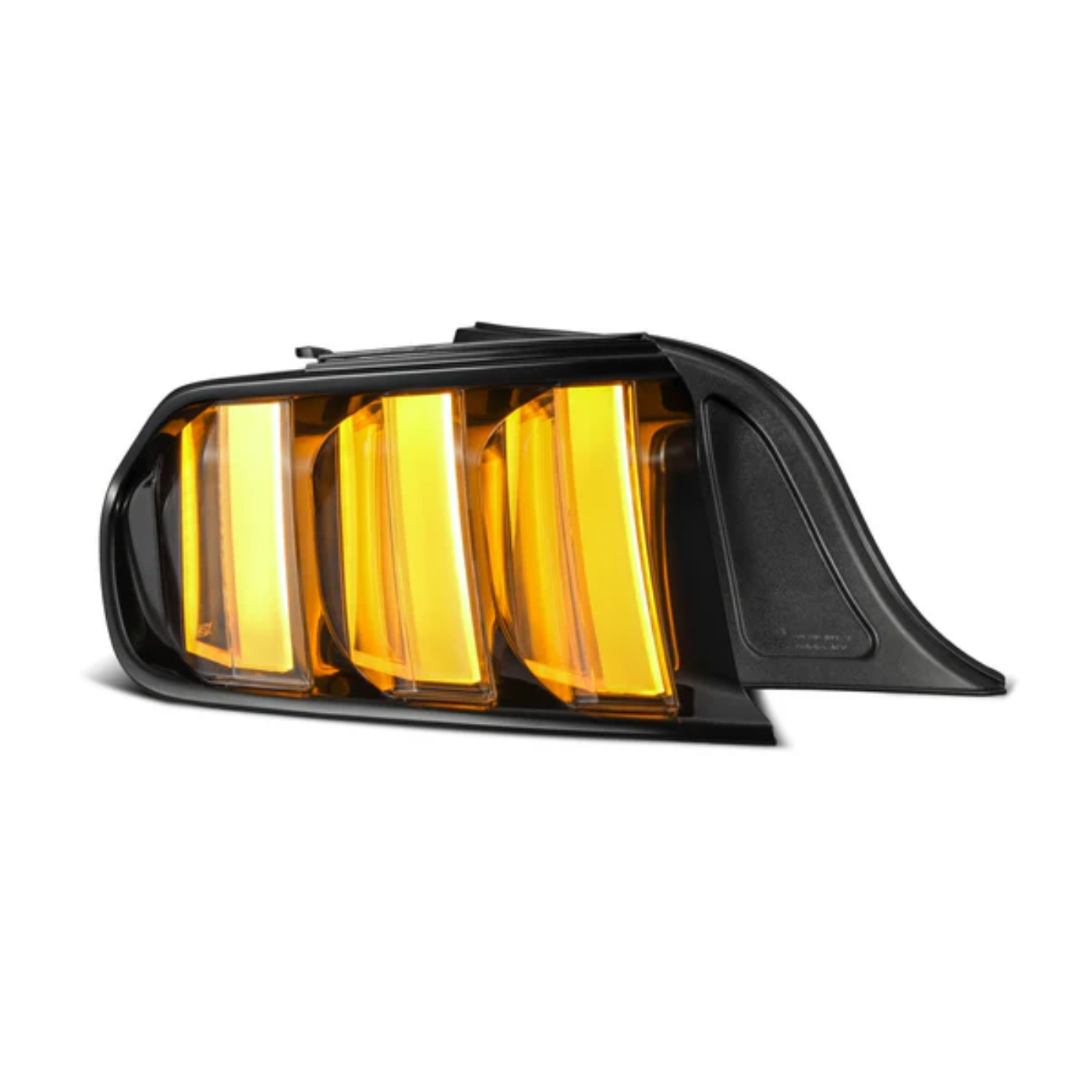 15-23 Ford Mustang NOVA-Series Prismatic LED Tail Lights Black-Clear - 0