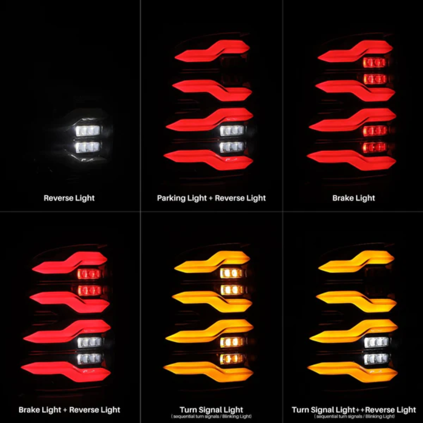 09-18 Ram Truck LUXX-Series LED Tail Lights Black