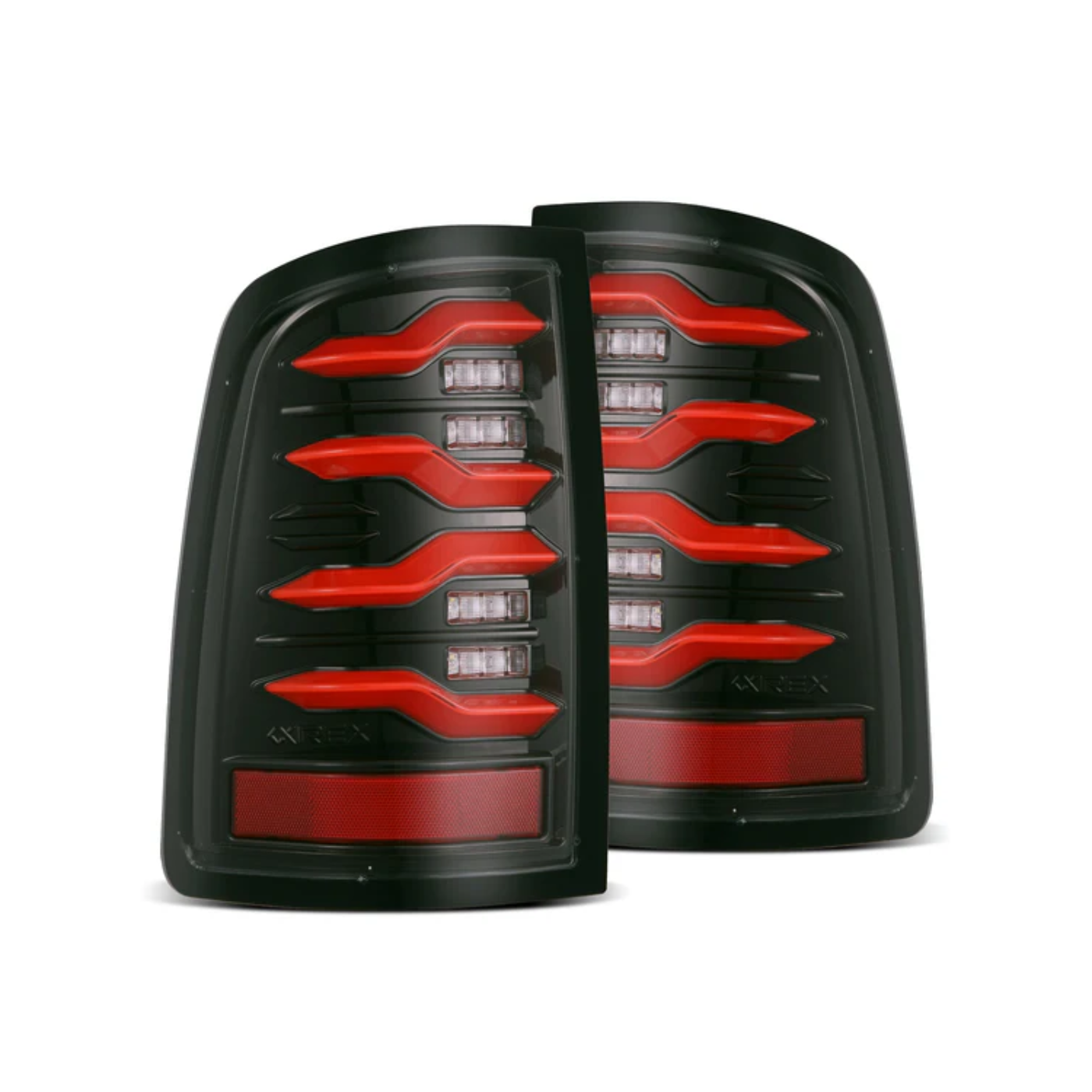 09-18 Ram Truck LUXX-Series LED Tail Lights Black