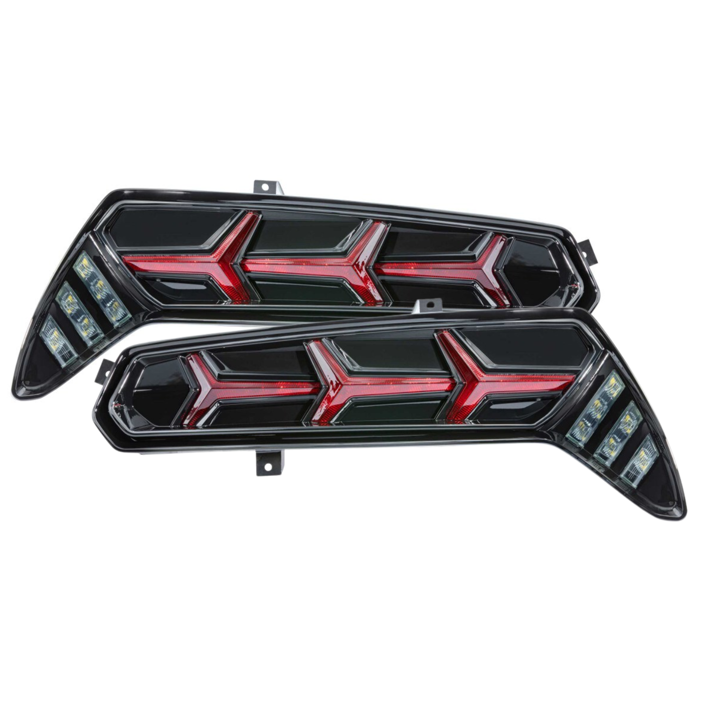 14-19 Corvette C7 XB LED Tail Lights  (Red Lens Lambo)