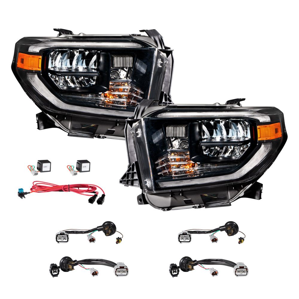 2014-2021 Toyota Tundra LED Reflector Headlights (OEM Upgrade)