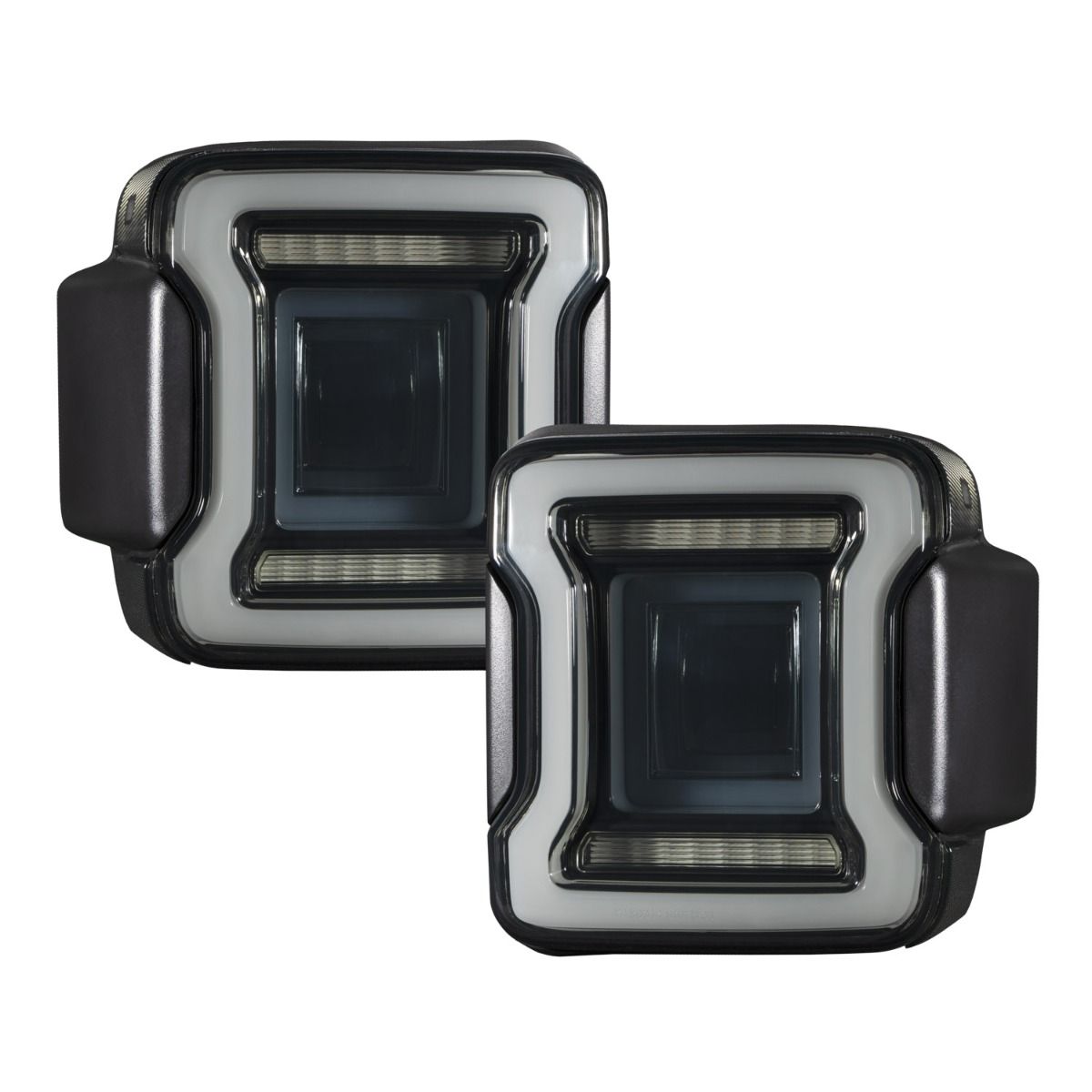 2018-2025 Jeep Wrangler LED Tail Lights Smoke