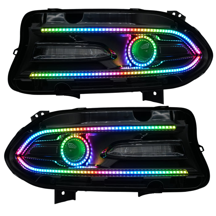 Dodge Charger Multicolor Headlights (2015-2023)