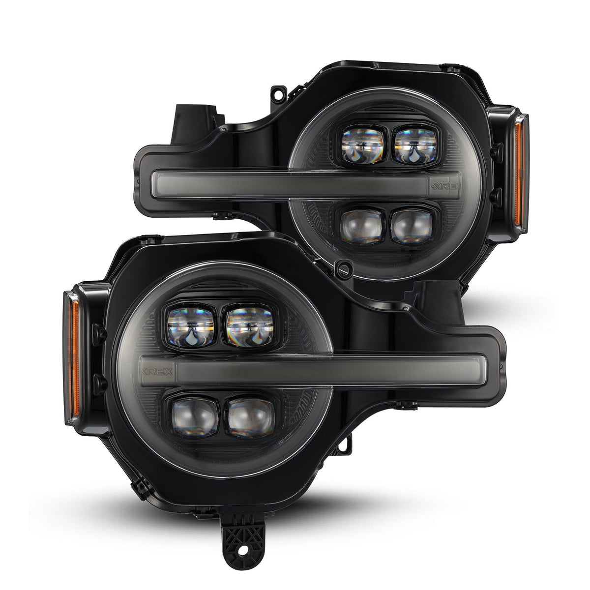 AlphaRex (NOVA-Series) (21+) Ford Bronco Projector Headlights - Alpha-Black