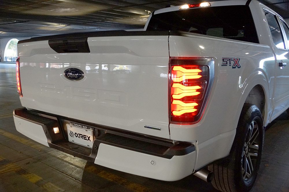 21-23 Ford F150 LUXX-Series LED Tail Lights Black - 0