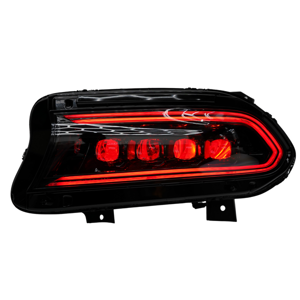 Dodge Charger Multicolor NOVA LED Headlights  Alpha Black (2015-2023)