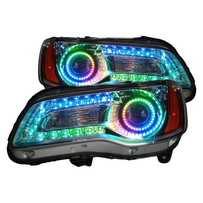 Chrysler 300 Multicolor Flow Series Headlights (2011-2023)