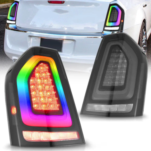 2011-2014 CHRYSLER 300 FLOW SERIES PRE-BUILT TAIL LIGHTS